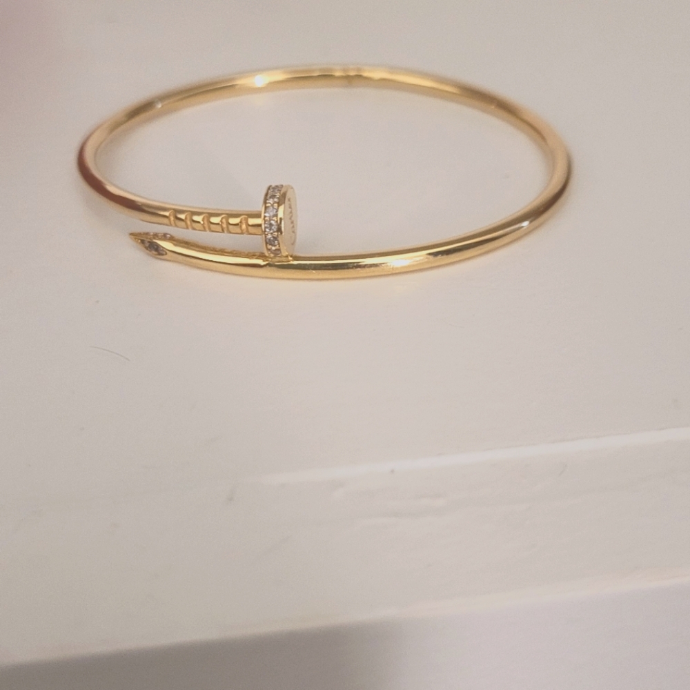 Cartier Nail Bangle with diamond - Picture 3 of 3